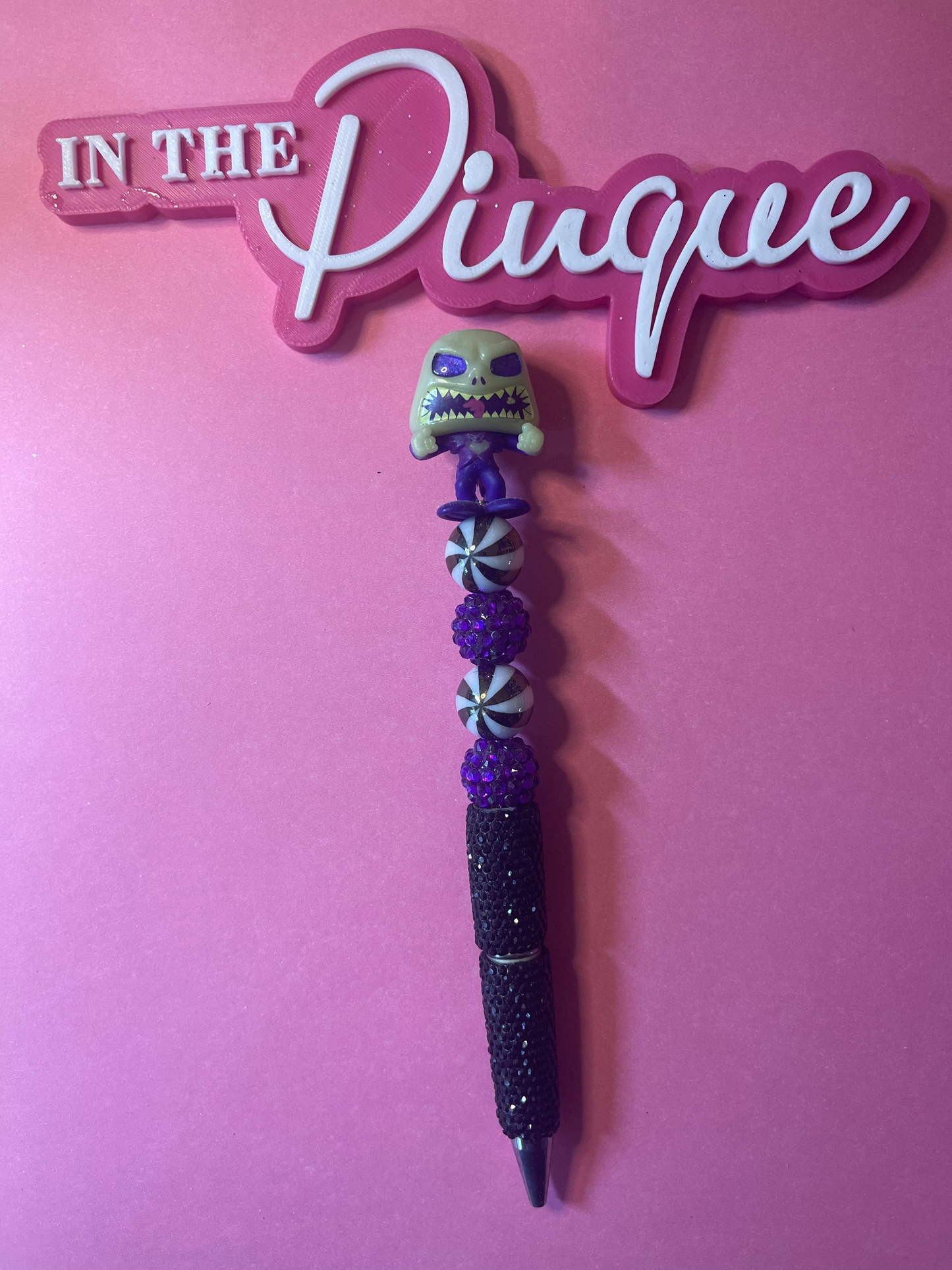 Custom Rhinestone Character Pen