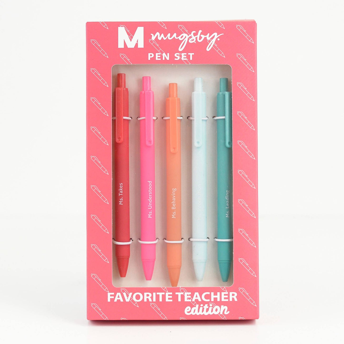 Favorite Teacher Pen Set Edition, Pens, Pen Set, Funny Pens