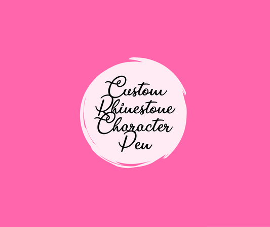 Custom Rhinestone Character Pen