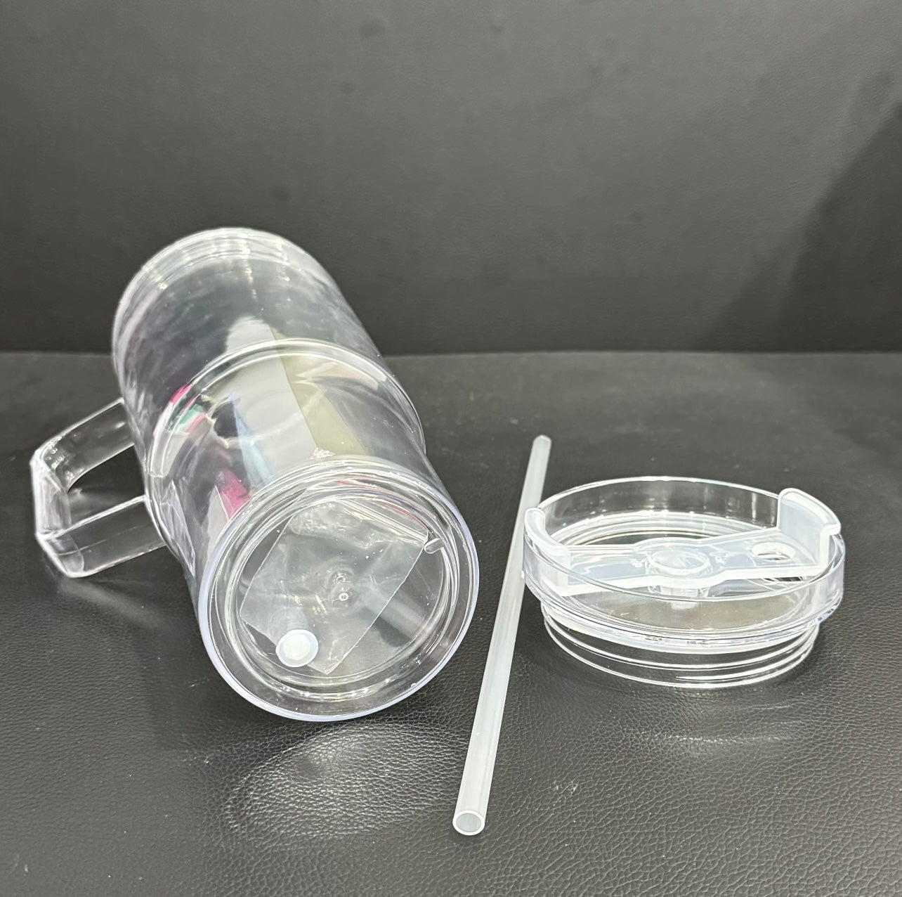 40 Ounce Acrylic Snow Globe Cup