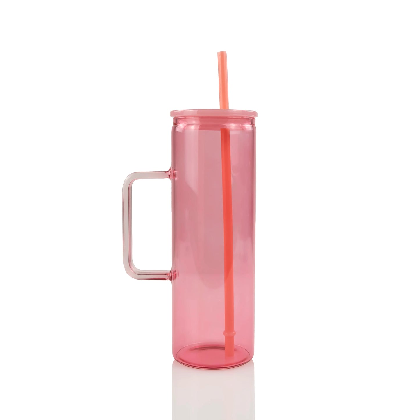 20 Ounce Glass JELLY SKIINY W/ HANDLE