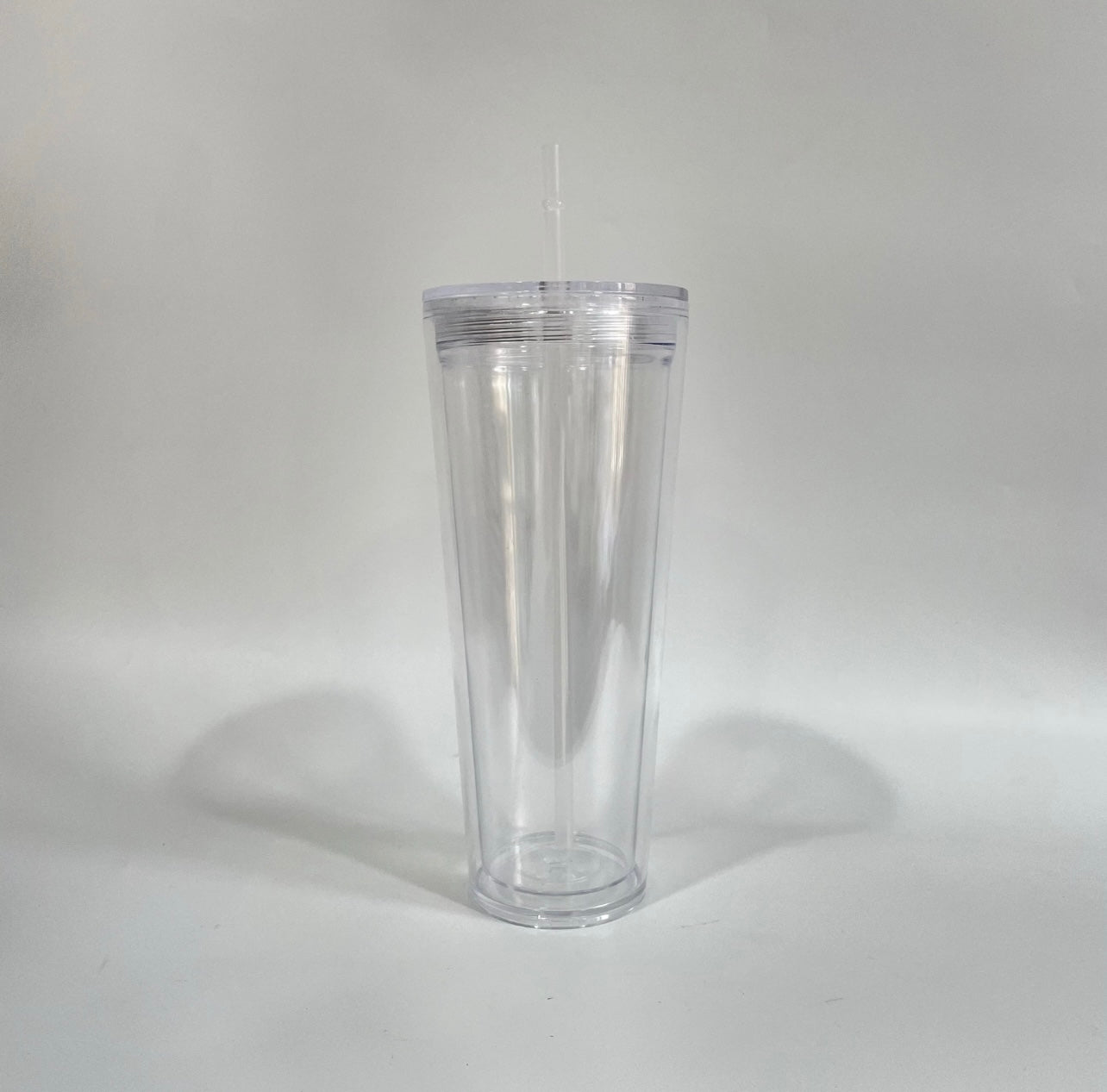 24 Ounce Acrylic Snow Globe Funnel Tumblers