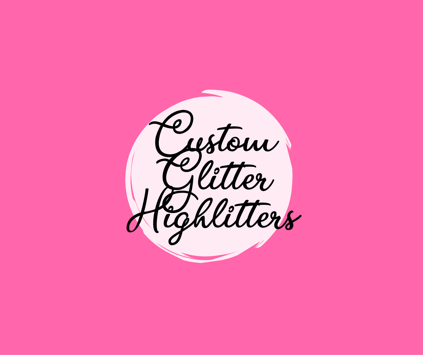 Custom Gliiter Highlighter