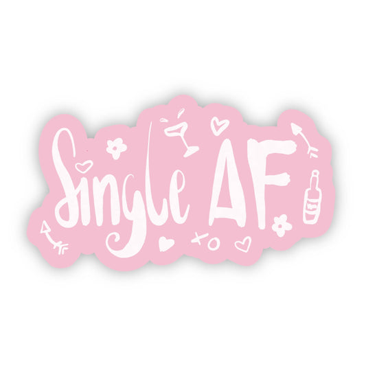 Single AF Pink Sticker